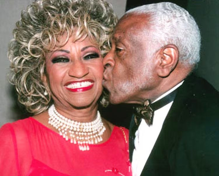 Celia Cruz y Pedro Knight