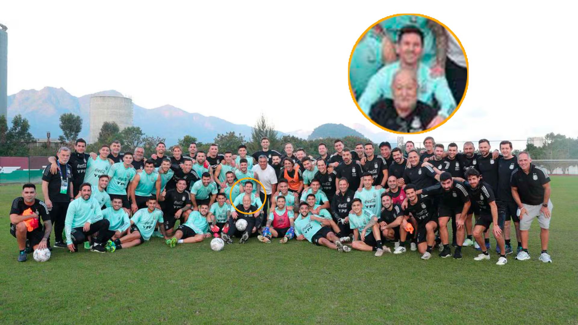 Omar Souto jugó a Messi y el plantel argentino