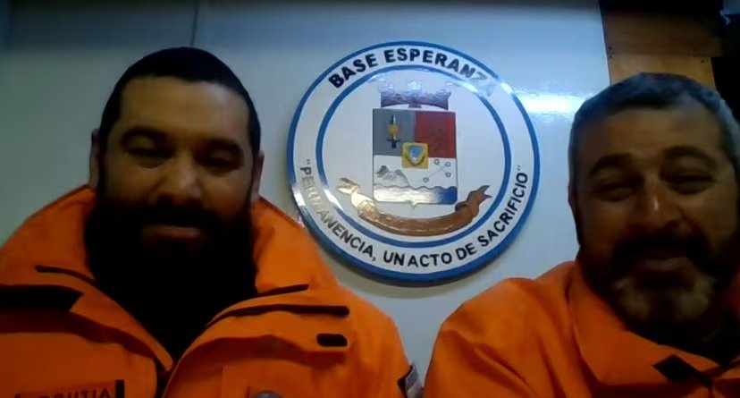 Yrrutia afirmó que el festejo en la Base Esperanza no fue una promesa y que surgió como una descarga de los nervios al terminar el partido (Captura de video)