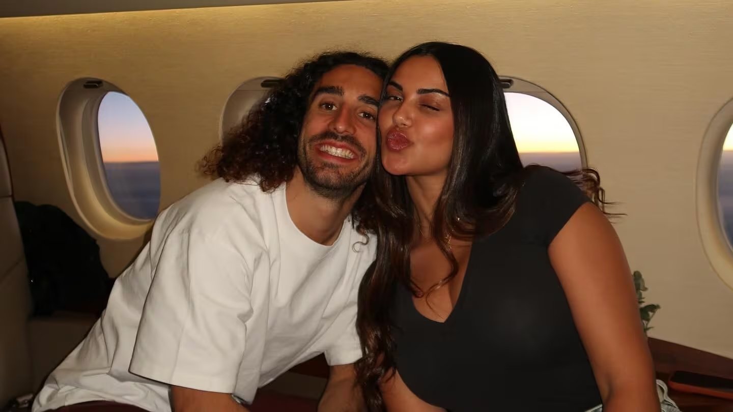 Marc Cucurella y Claudia Rodríguez (INSTAGRAM).