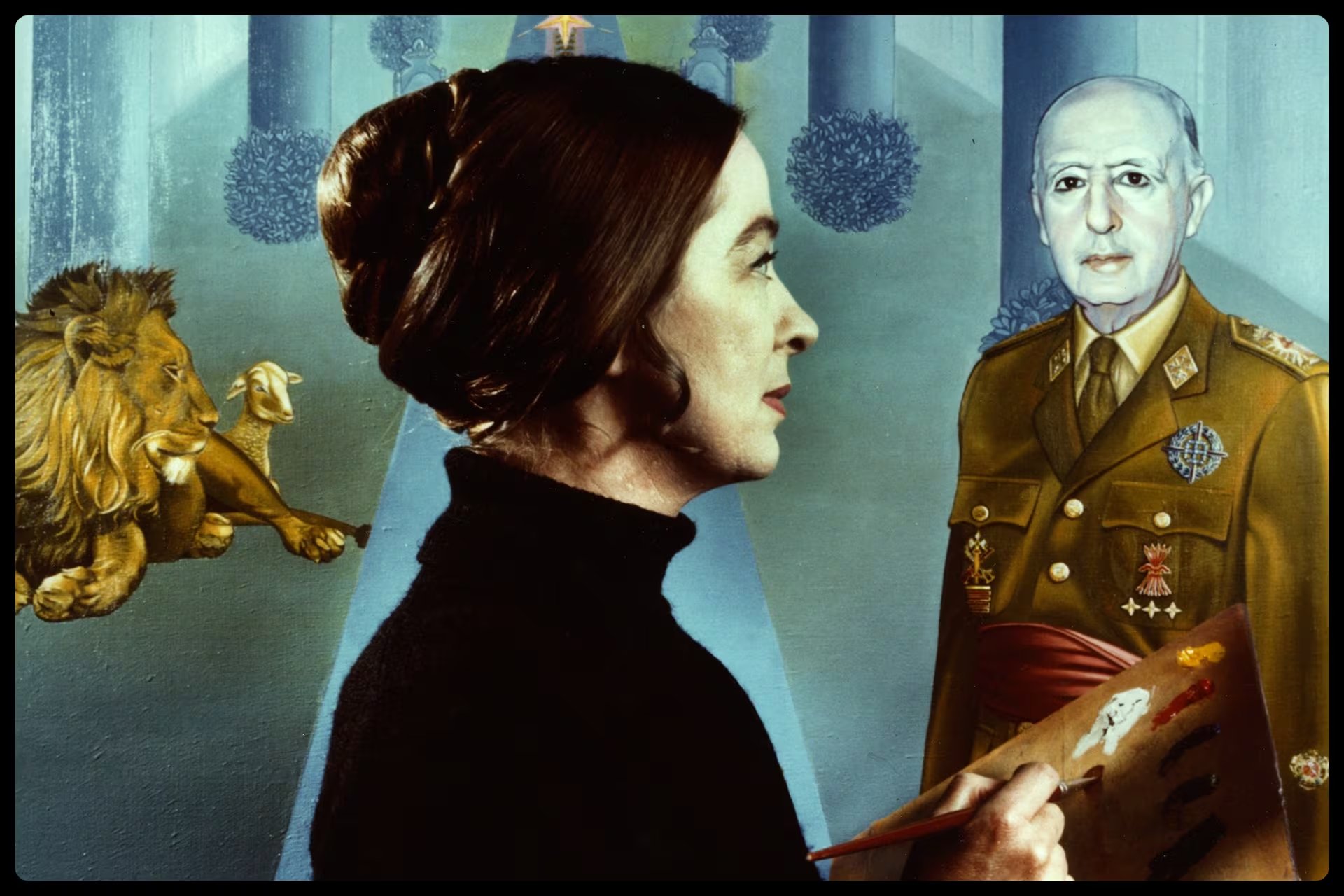 Margaret Modlin estaba obsesionada con Franco y le pintaba cuadros.