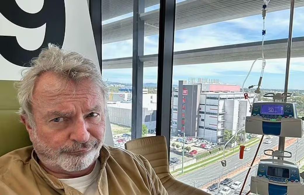 Neill pasó por cuatro rondas de quimioterapia y alcanzó la remisión metabólica completa tras recibir un nuevo fármaco (Instagram/@samneilltheprop)