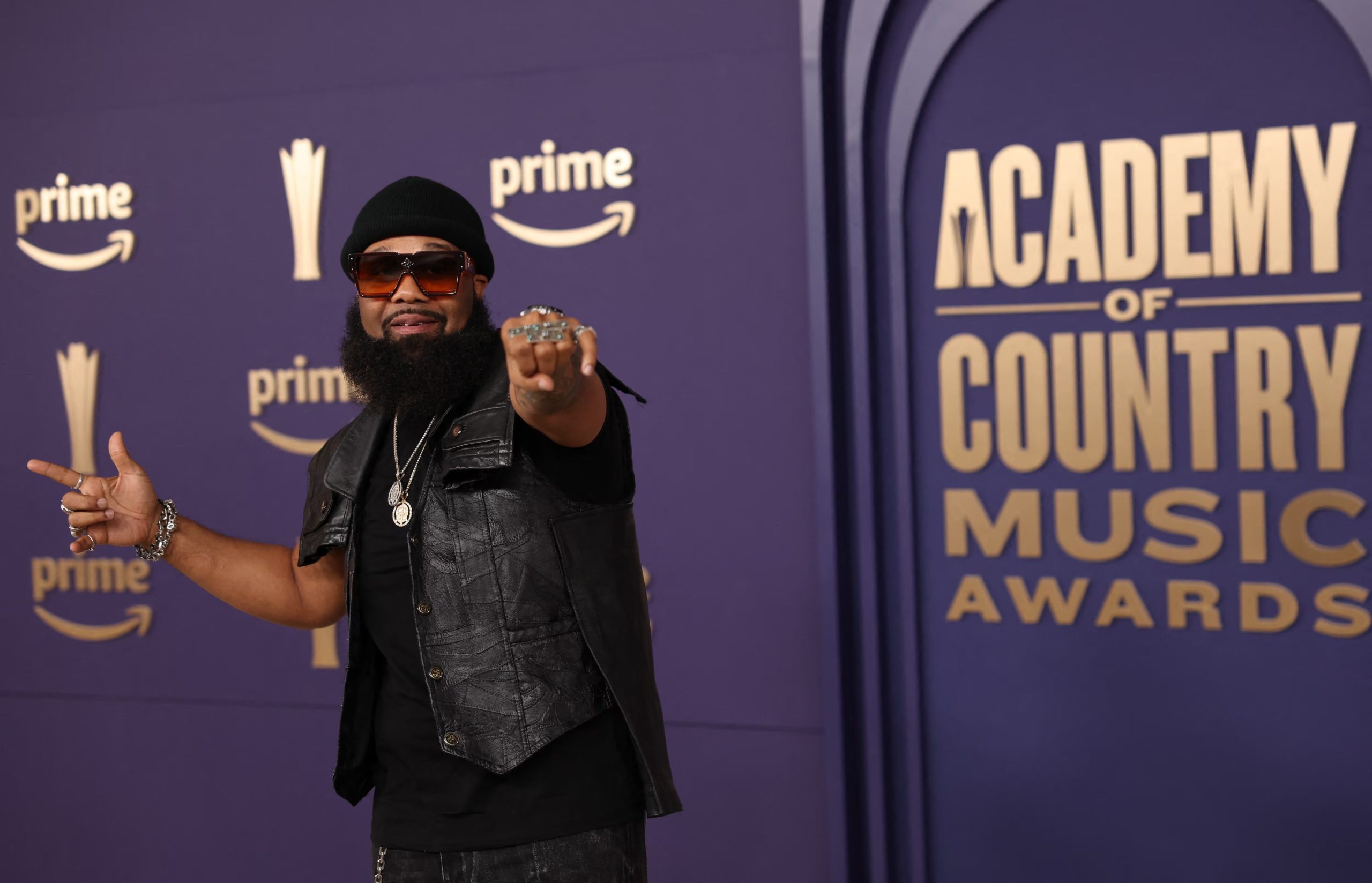 Blanco Brown asiste a la 59ª edición de los Premios de la Academia de Música Country (ACM) en Frisco, Texas. REUTERS/Kevin Wurm 