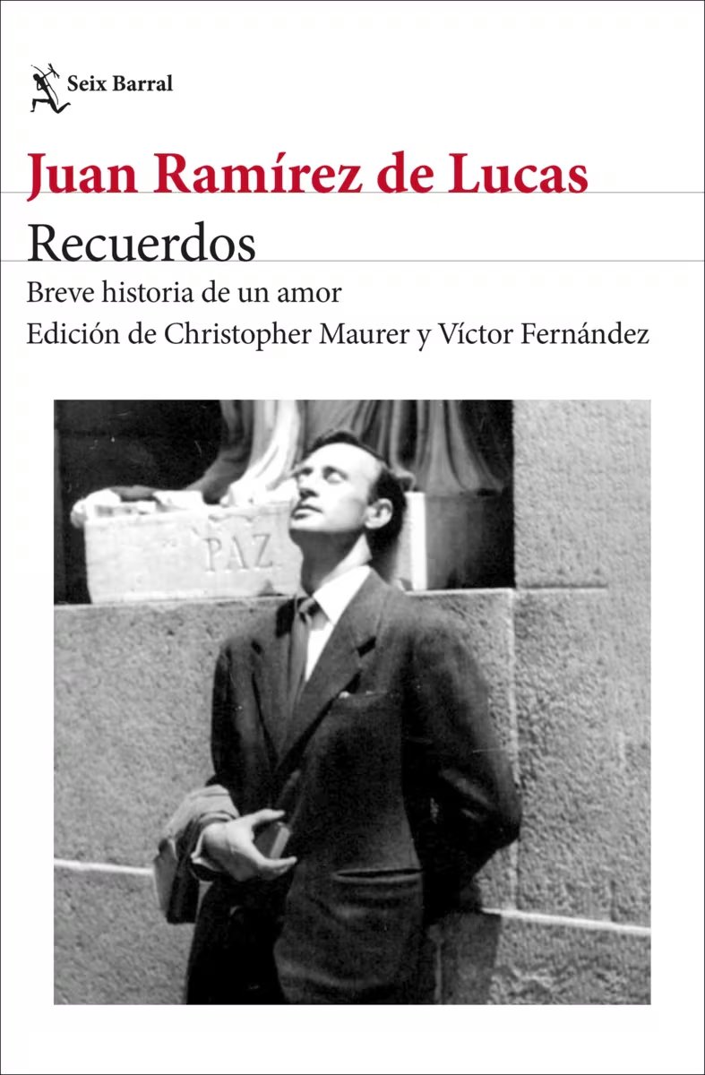 Portada de 'Recuerdos. Breve historia de un amor' (Seix Barral), libro que verá la luz el próximo 21 de octubre.