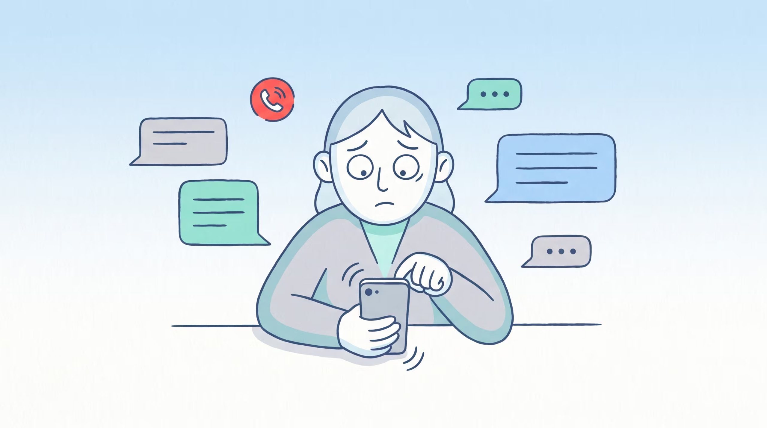 Muchas personas que no tienen conocimiento sobre las estafas a través de SMS caen. (Imagen Ilustrativa Infobae)