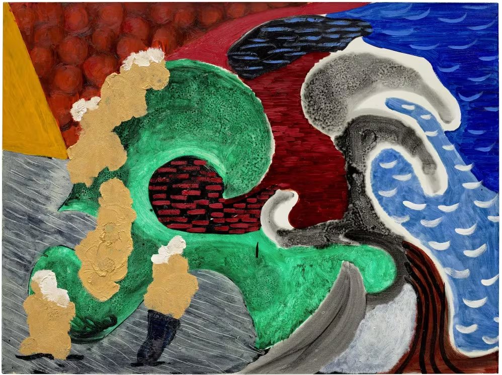 The Only One with Waves de David Hockney lidera la sesión con 2,4 millones de libras. (Phillips)