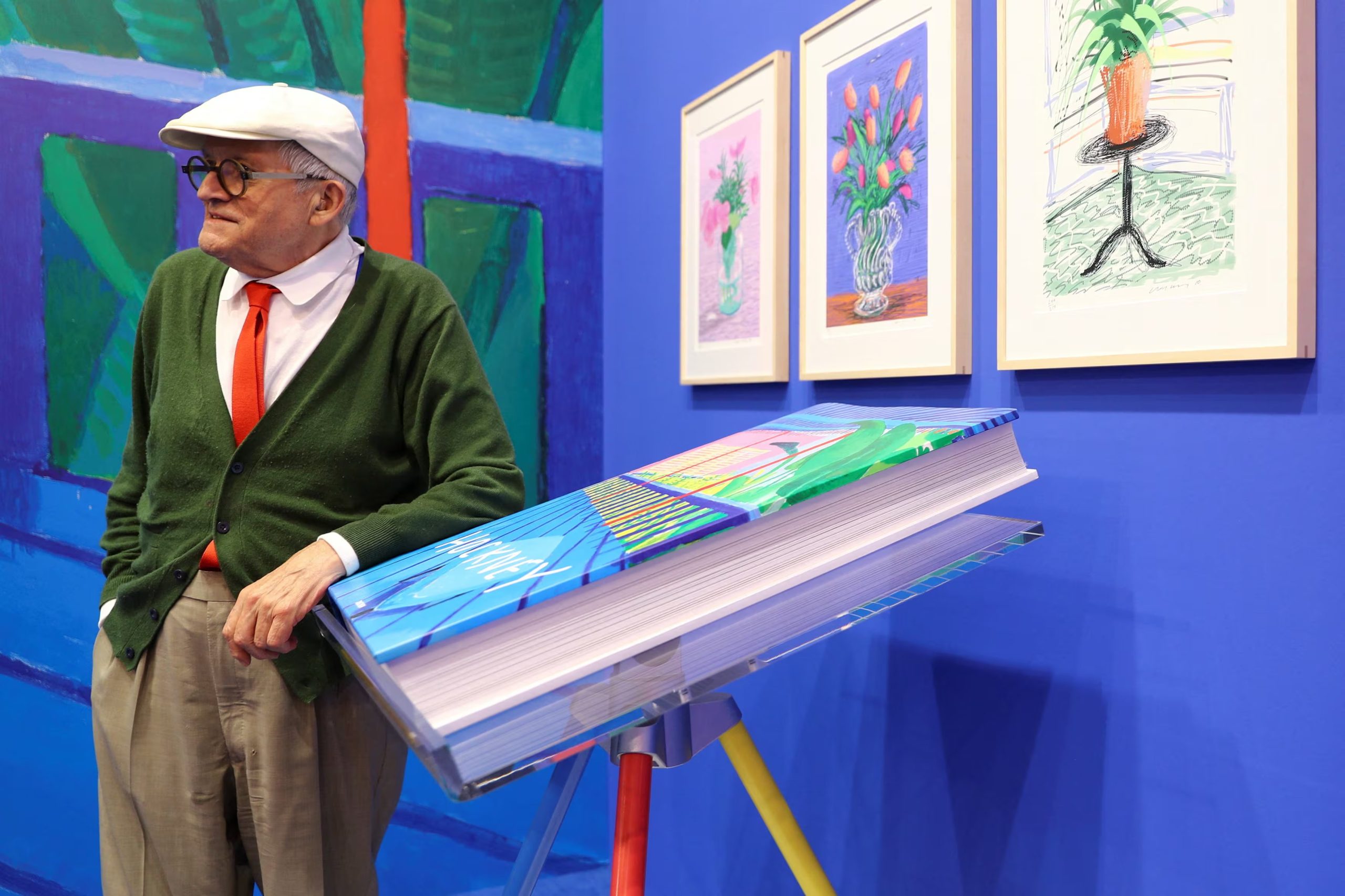 La obra de David Hockney impulsa el total final de la sesión nocturna con comisiones. REUTERS/Kai Pfaffenbach/File Photo