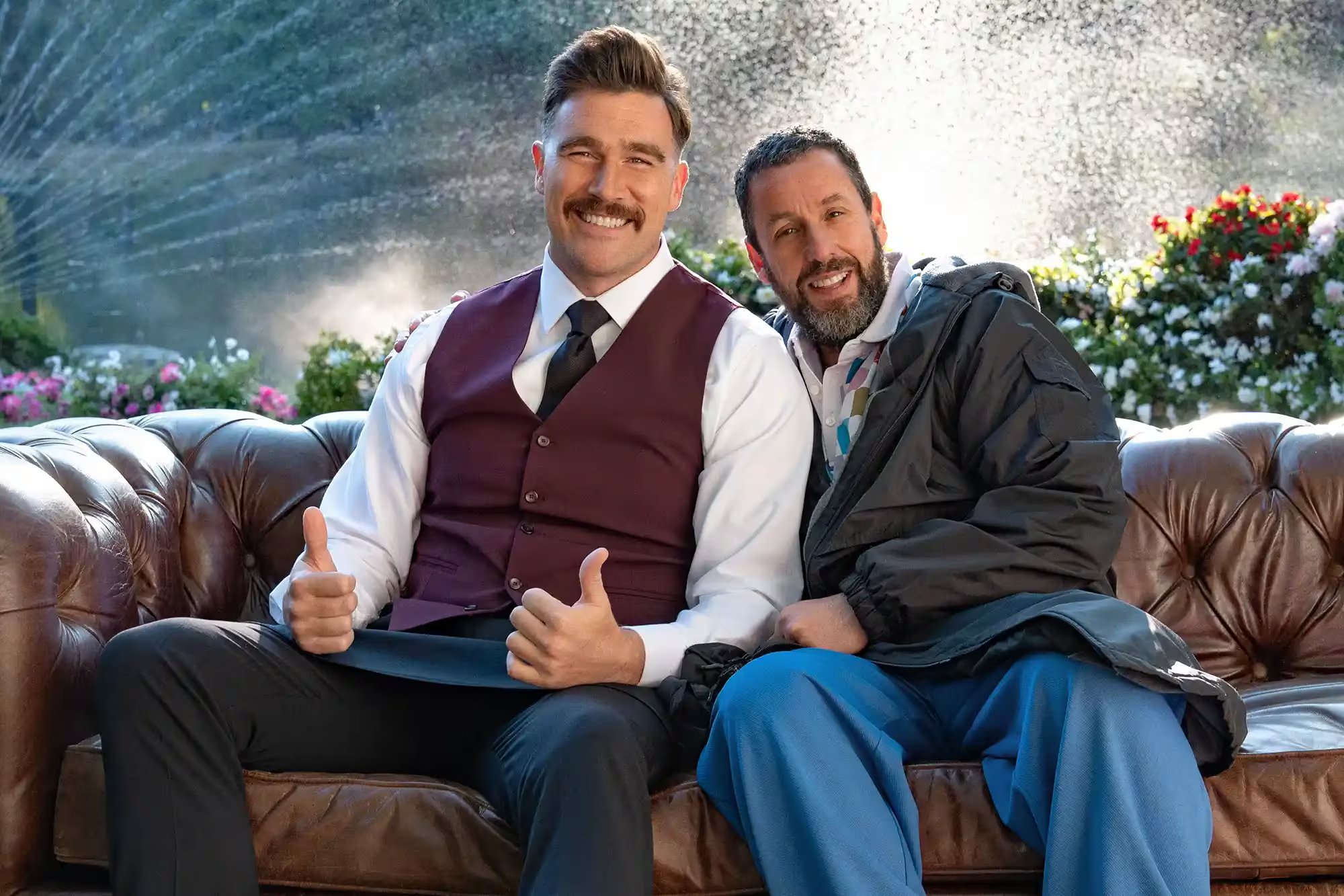 Adam Sandler aseguró que tiene una gran amistad con Travis Kelce. (Netflix)