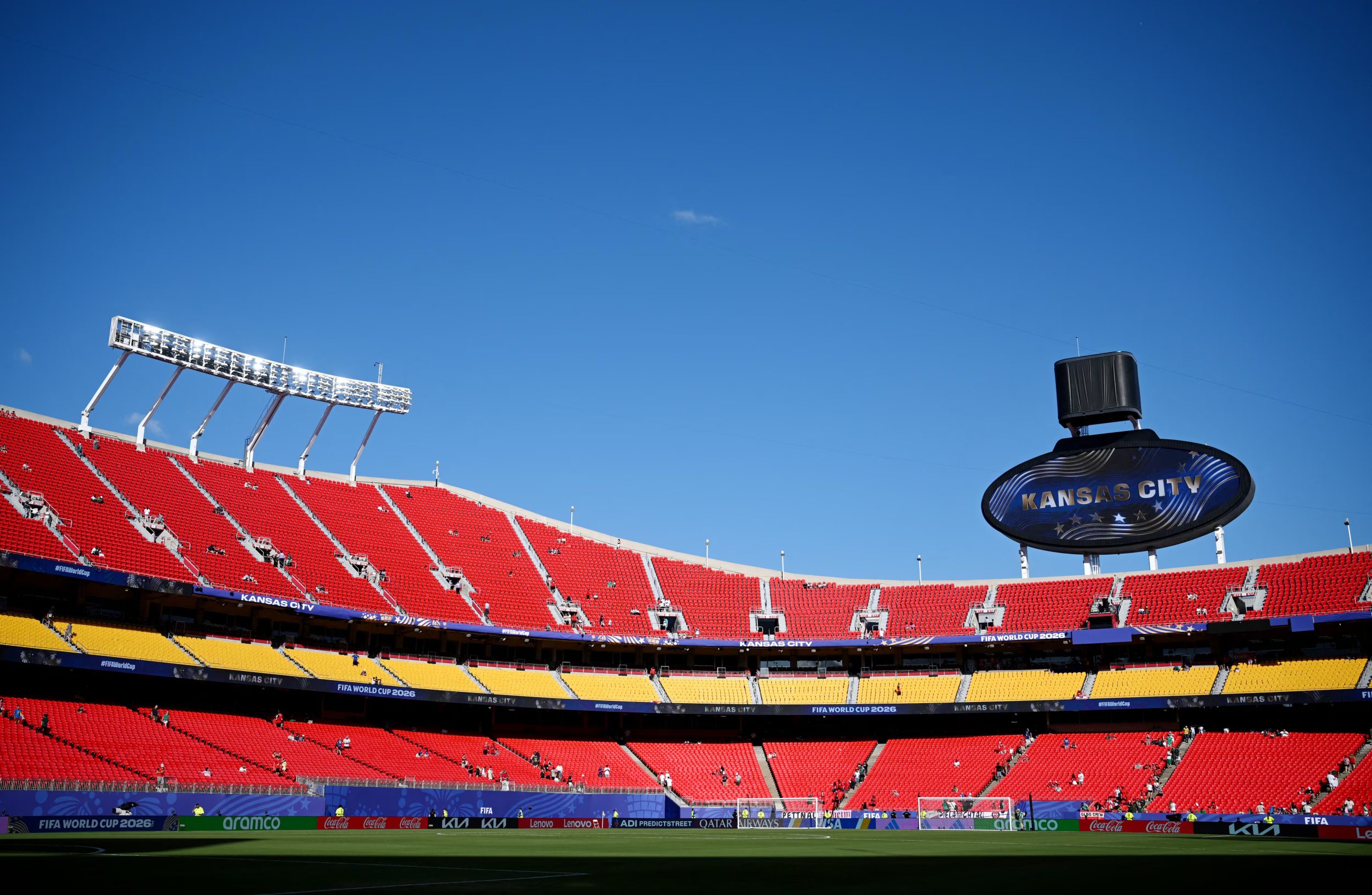 El estadio de Kansas también presenció el histórico empate entre Ecuador y Curazao-crédito Annegret Hilse/REUTERS