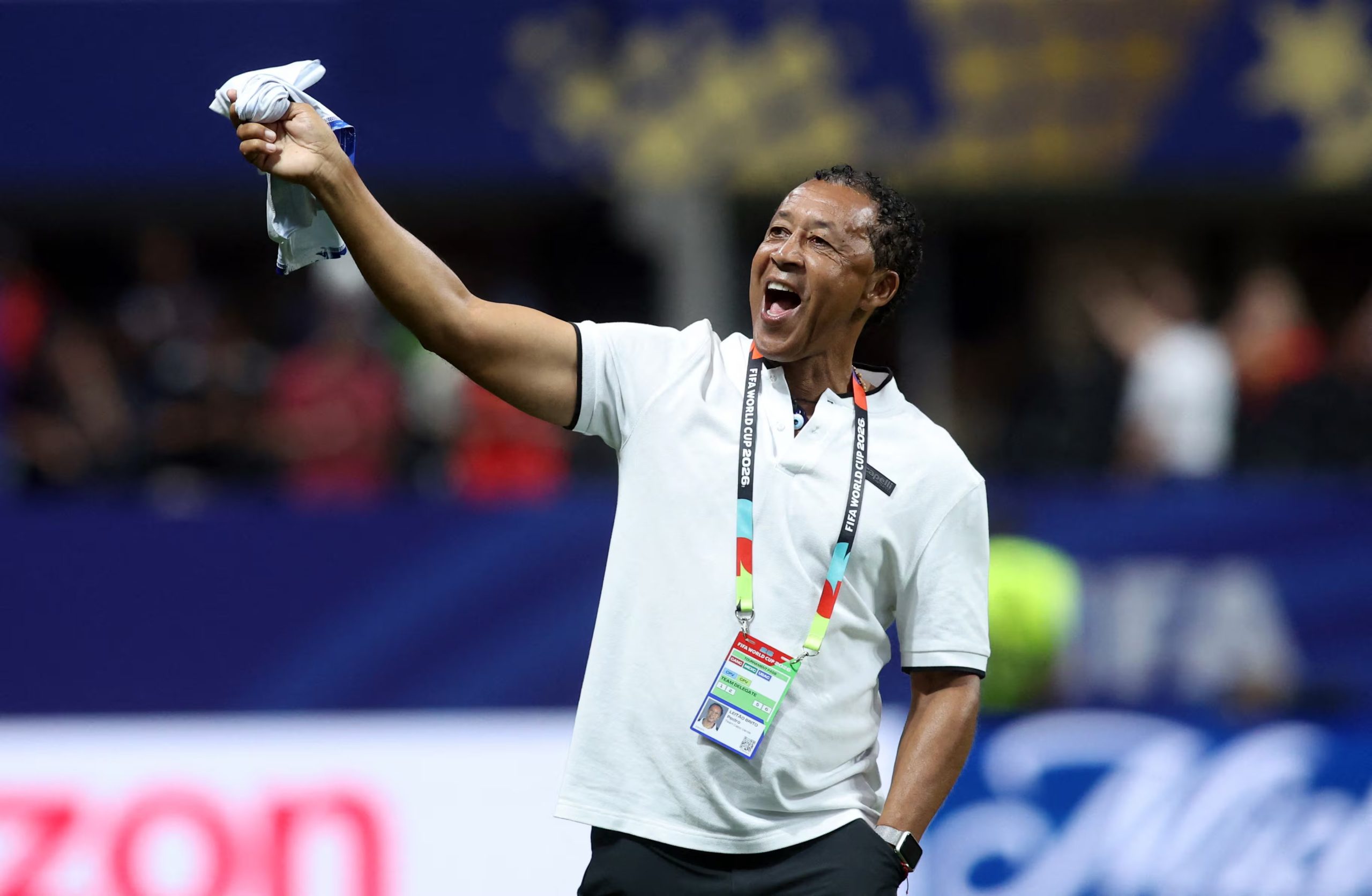 El director técnico de Cabo Verde, Bubista, logró poner en aprietos a la Argentina con su equipo (Foto Reuters/Brett Davis)