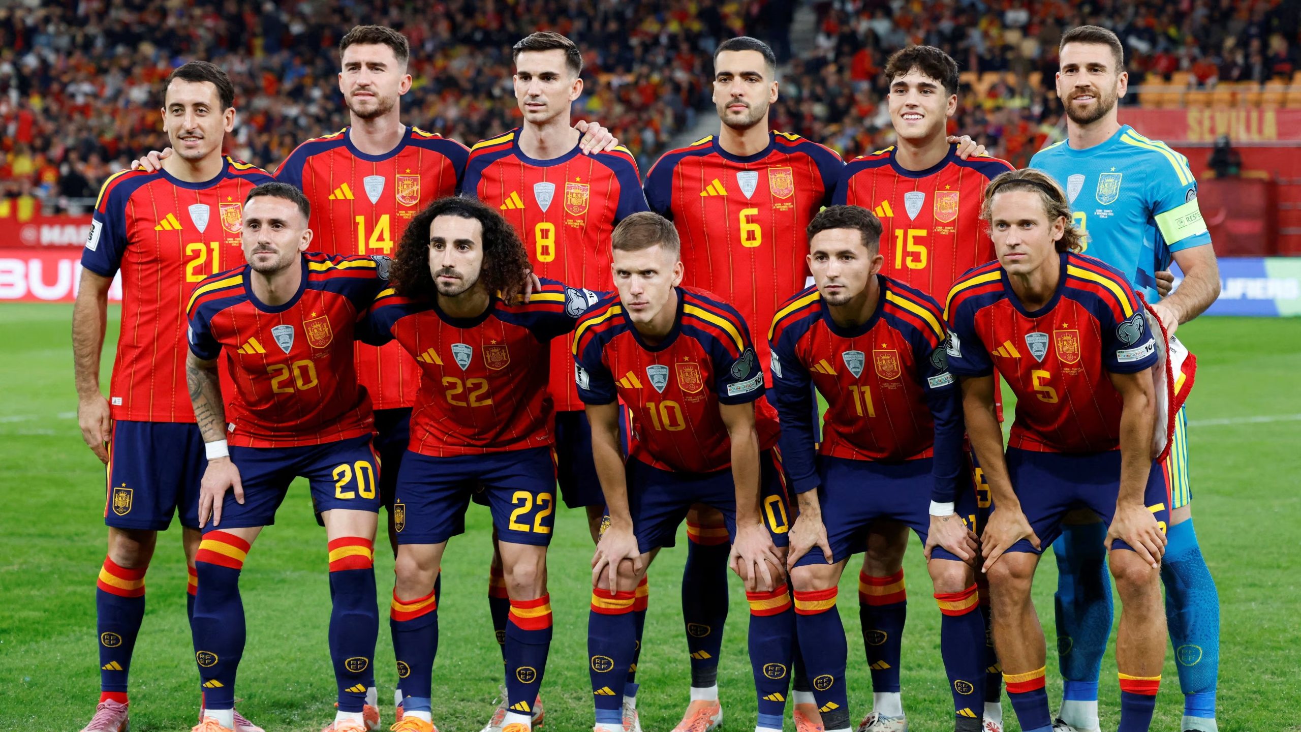 Los jugadores de la Selección española (REUTERS/Marcelo Del Pozo)