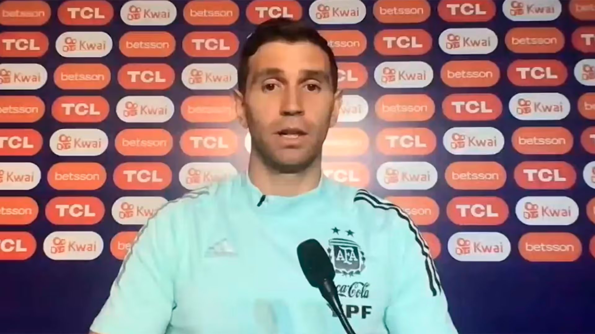 Dibu Martínez, en la previa a la final de la Copa América 2021
