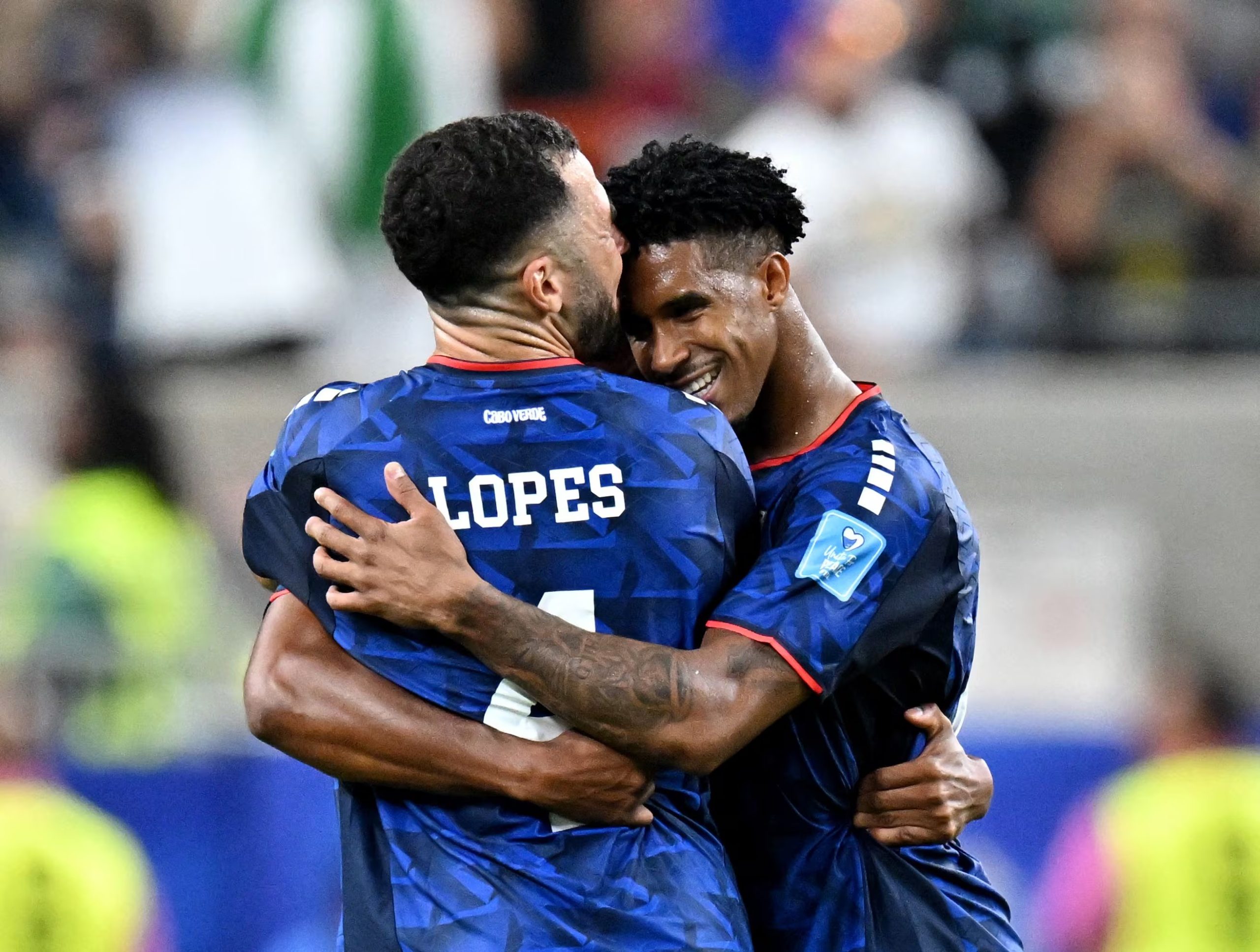 En su primera participación mundialista Cabo Verde superó la fase de grupos contra rivales poderosos como España y Uruguay (Foto Reuters/Maria Lysaker)