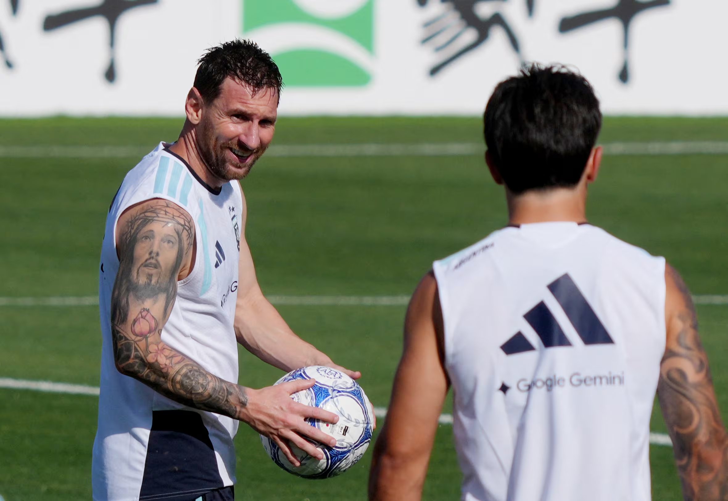 Lionel Messi en uno de los últimos entrenamientos (Foto Reuters/Jay Biggerstaff)