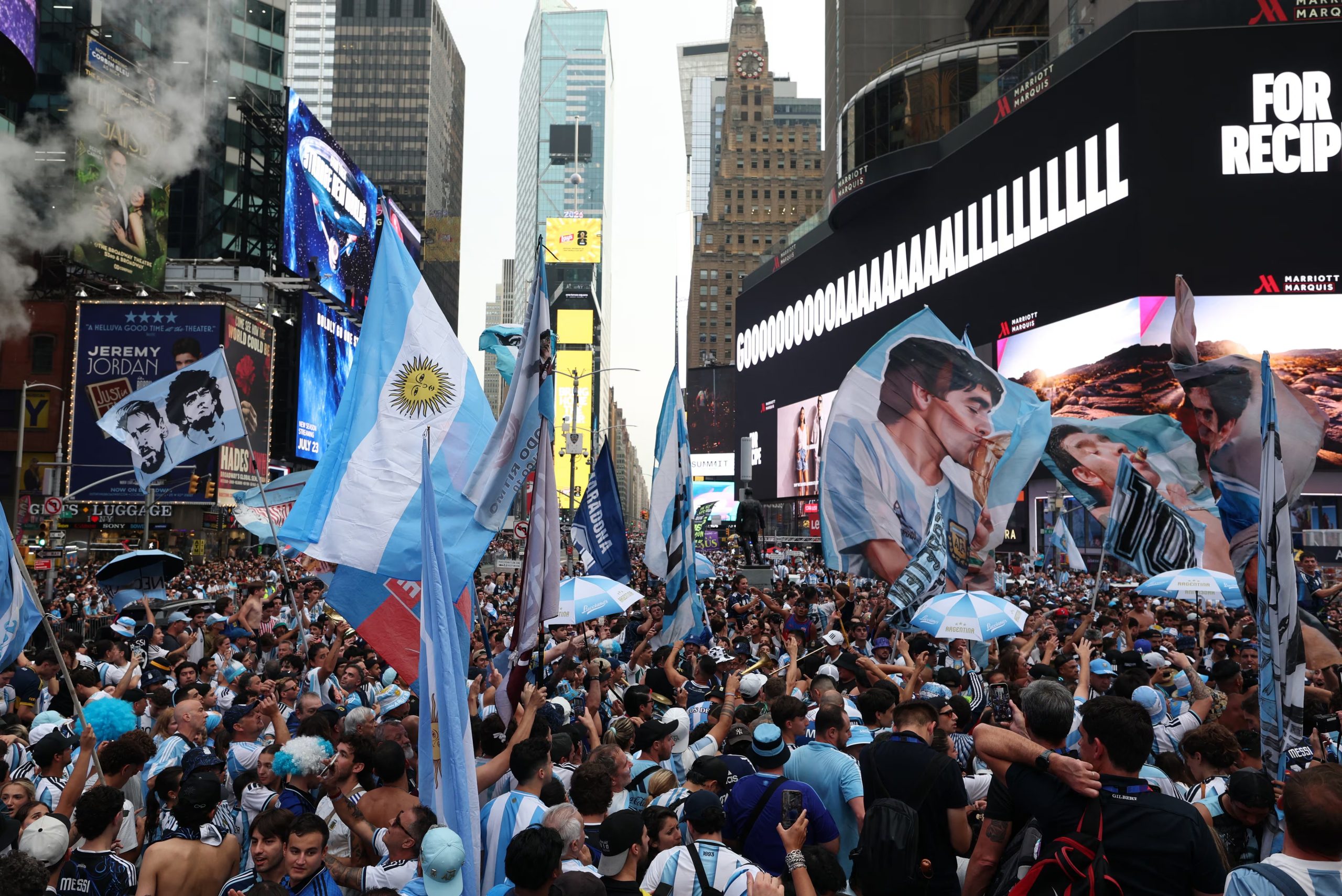 Este sábado la selección argentina se entrenó por última vez previo a la final