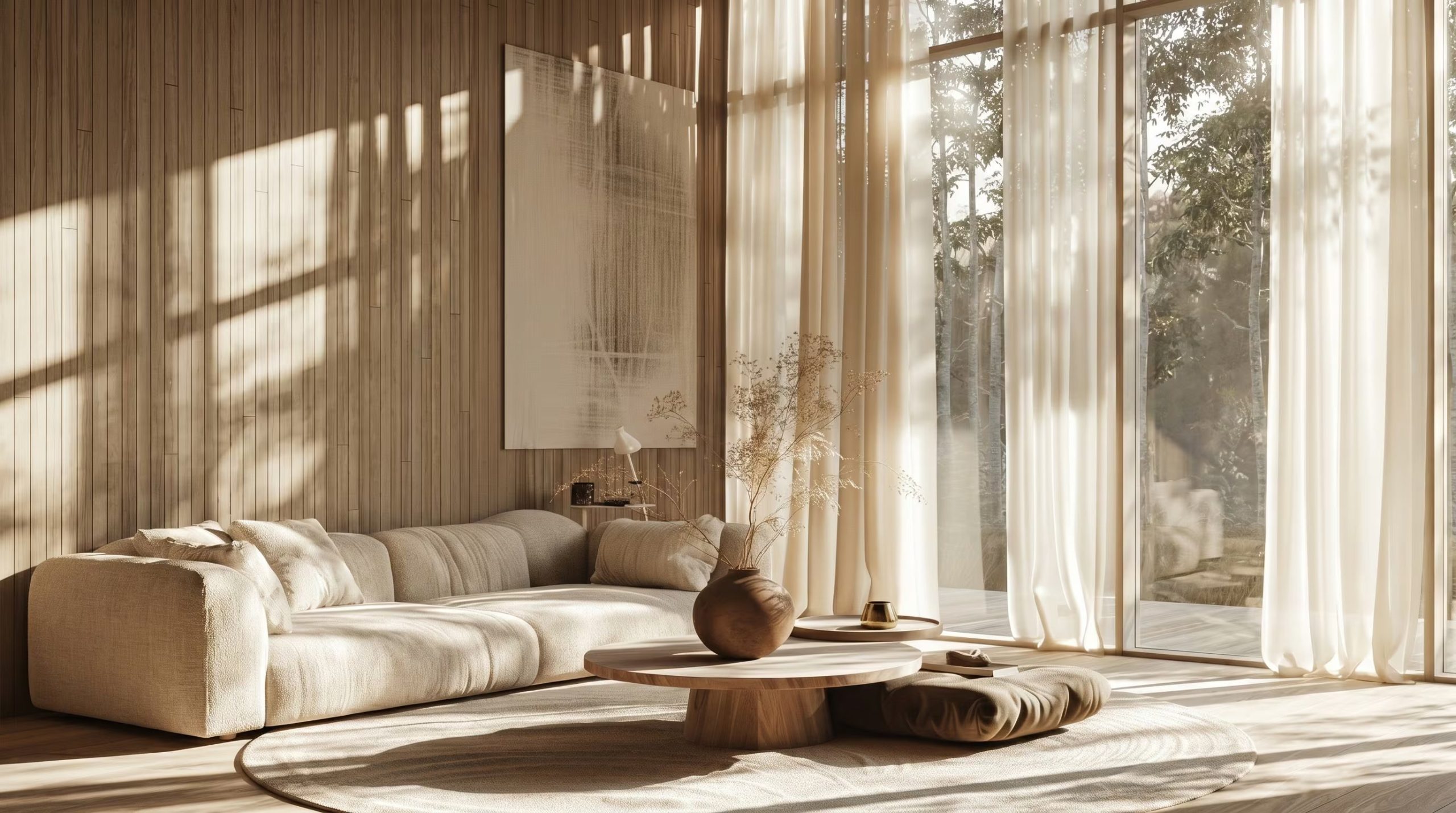 Las cortinas y tratamientos de ventanas a medida aportan calidez y terminación visual. (Imagen Ilustrativa Infobae)
