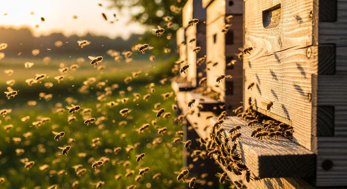 La señal magnética fue más intensa en abejas de mayor tamaño corporal, en especies más sociales y en las que anidan en cavidades.