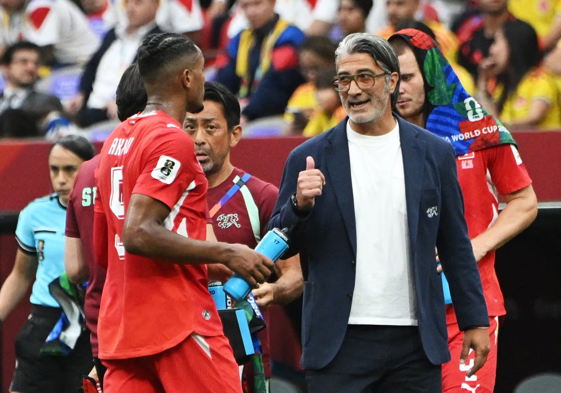 El exdelantero destacó que Granit Xhaka, Manuel Akanji y Breel Embolo aportan a Suiza experiencia internacional y un nivel técnico alto (IMAGN IMAGES via Reuters/Simon Fearn)
