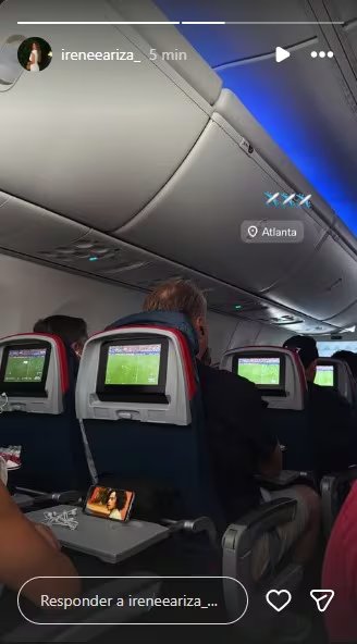 Irene, la española que está en pareja con Giuliano Simeone, lo acompañó en cada paso de esta Mundial (Instagram)