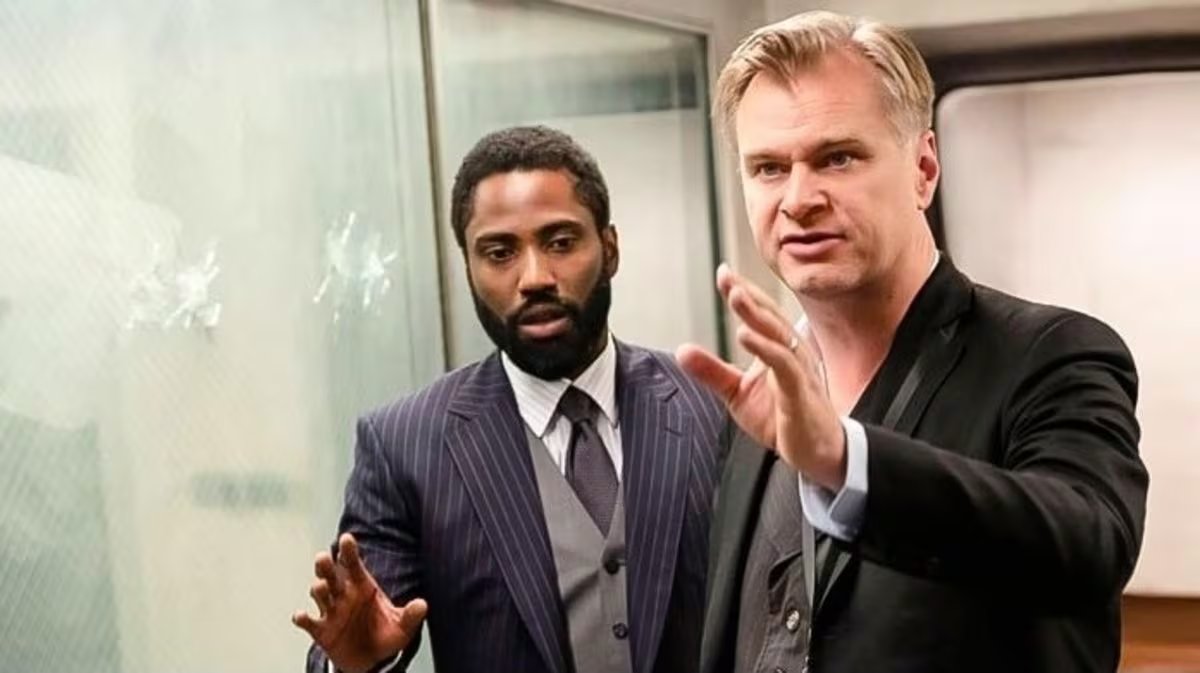 Christopher Nolan en el rodaje de 'Tenet'