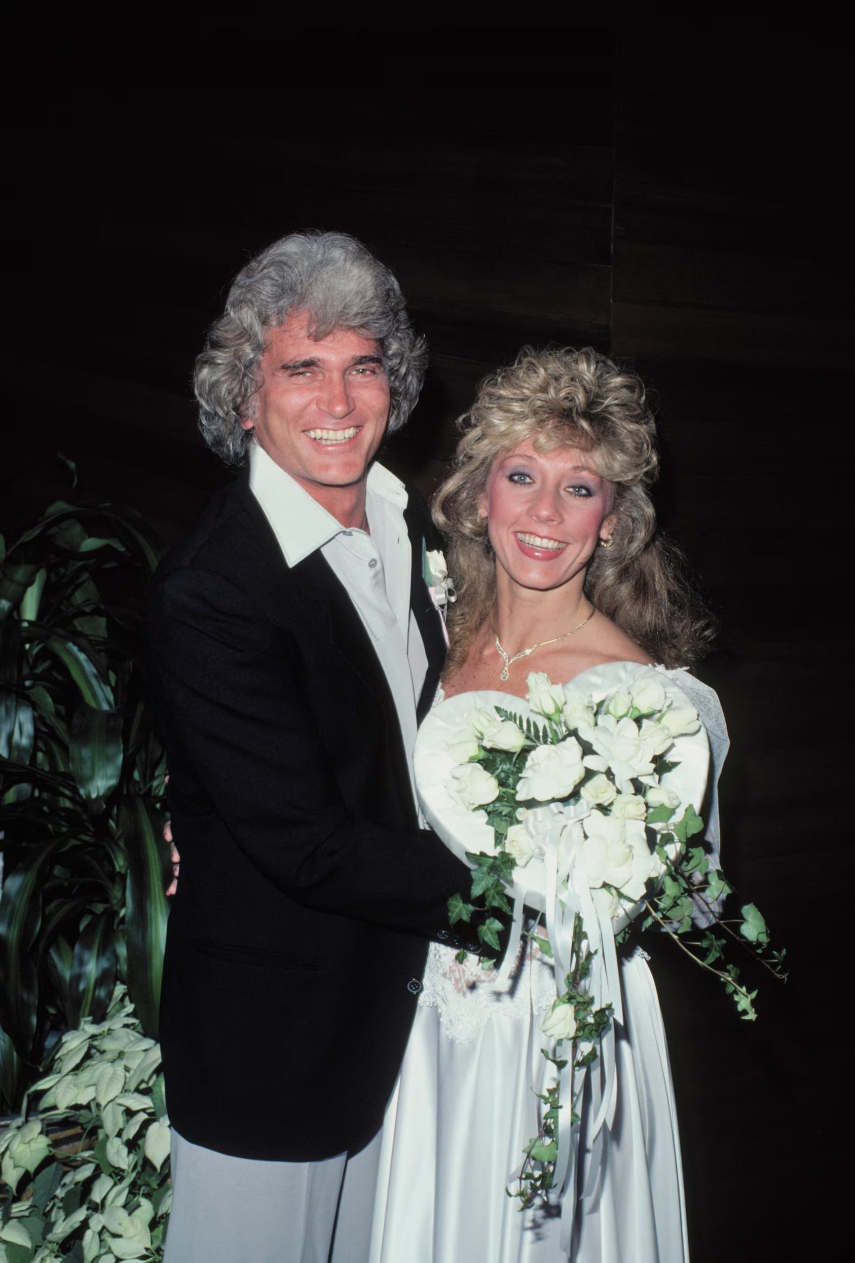 Michael Landon inició una relación con Cindy Clerico mientras ambos trabajaban en La familia Ingalls (Bettmann Archive)