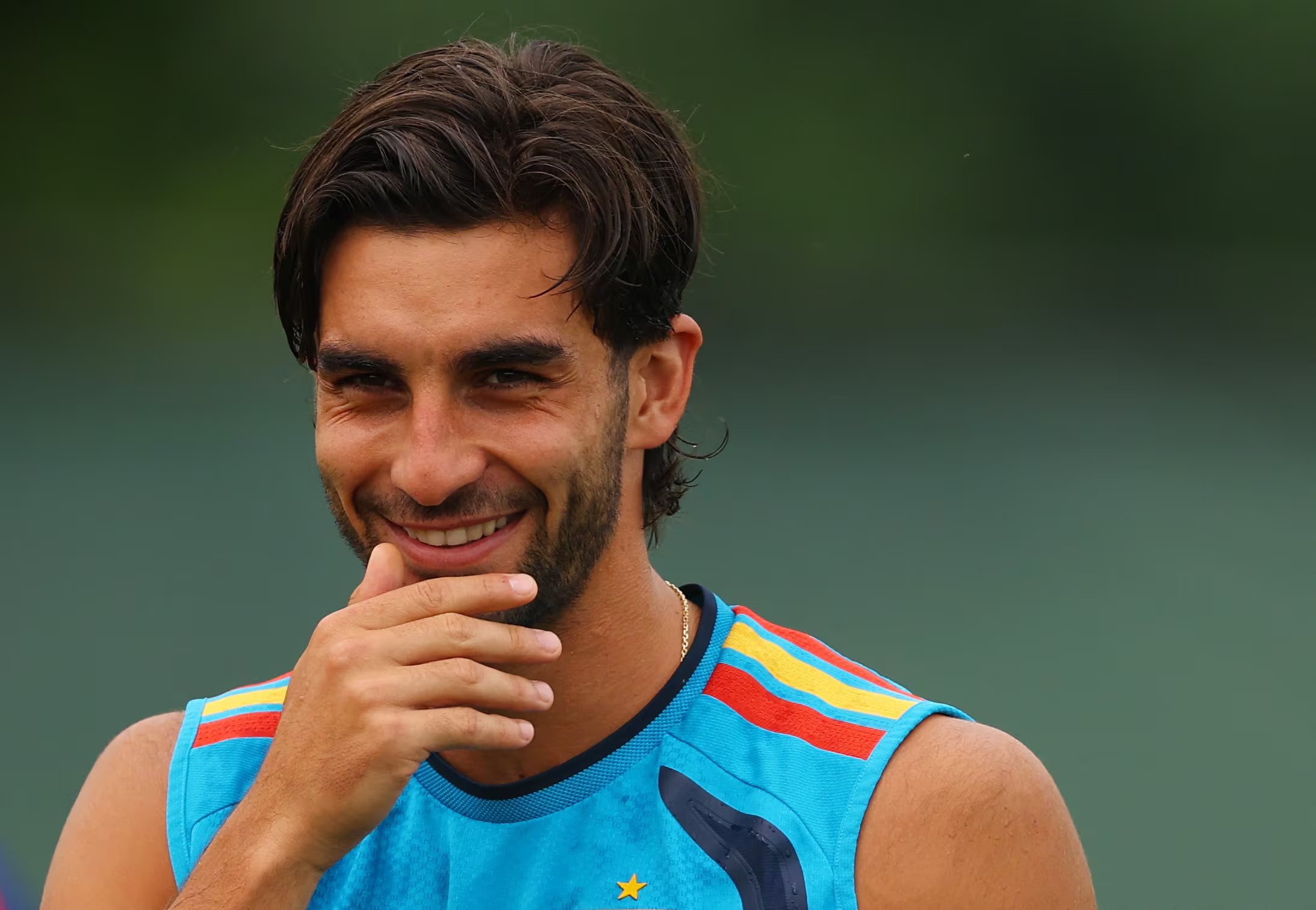 Ferrán Torres en los entrenamientos del Mundial 2026 (Reuters/Vincent Carchietta)