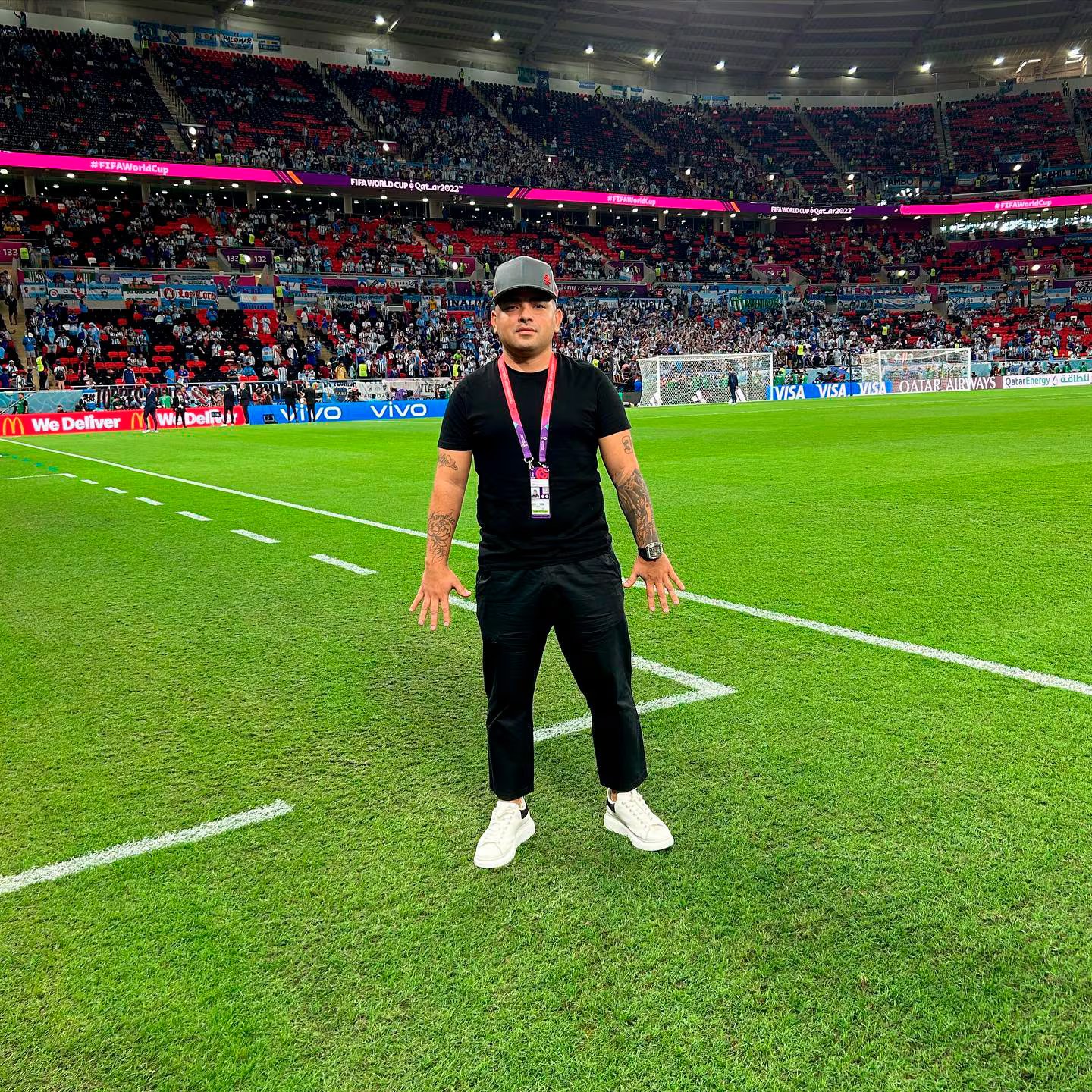 Dany Ale es peluquero de la selección Argentina desde la Copa América 2019 (@dany_ale_32)