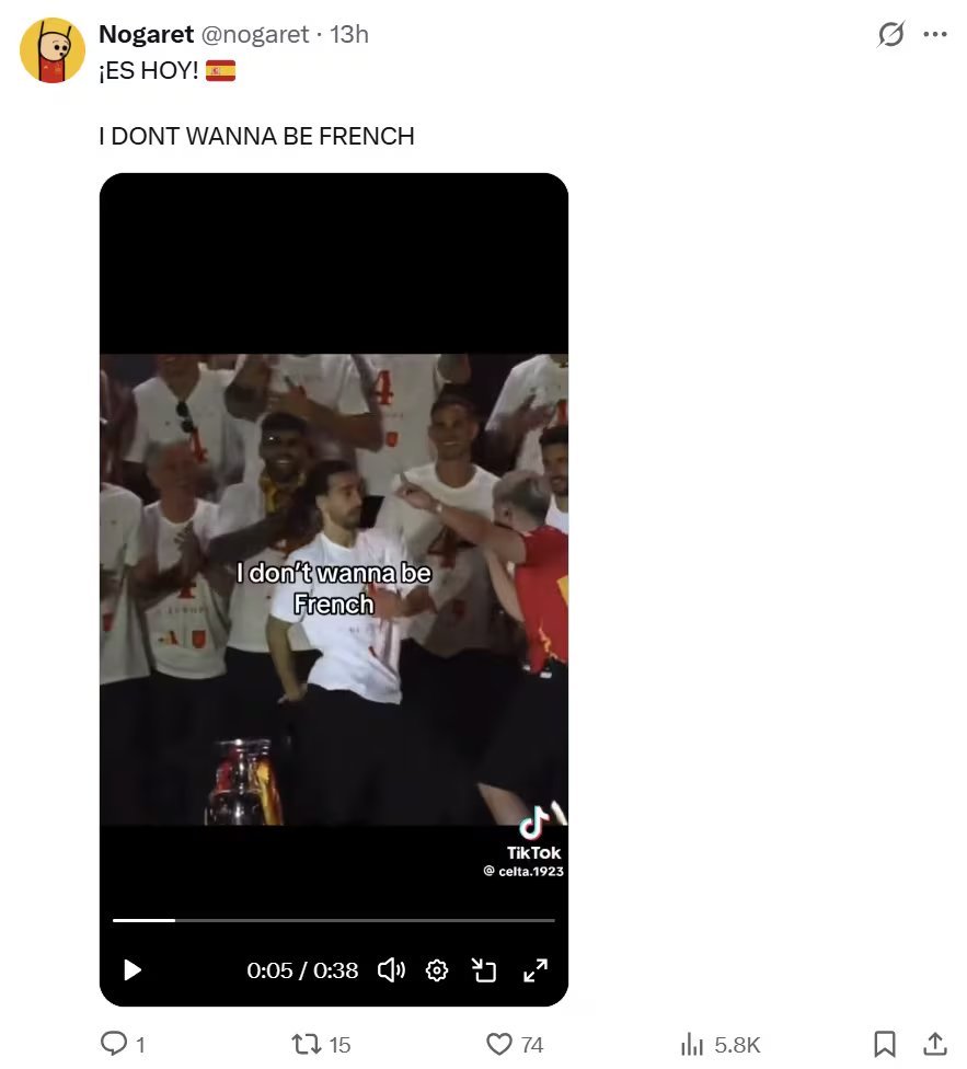 Los mejores memes del España vs. Francia. (X / Captura de pantalla)