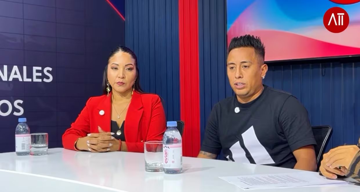 Christian Cueva consigue rectificación de Macarena Gastaldo tras polémicas declaraciones en televisión. Captura: Antena TV.