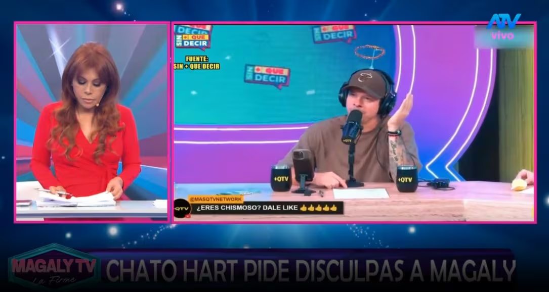 Mario Hart reconoce que confundió a Magaly Medina con la polémica por su matrimonio con Korina Rivadeneira. Captura: Magaly TV La Firme.