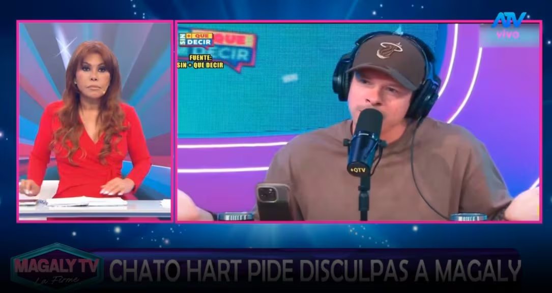 Mario Hart reconoce que confundió a Magaly Medina con la polémica por su matrimonio con Korina Rivadeneira. Captura: Magaly TV La Firme.