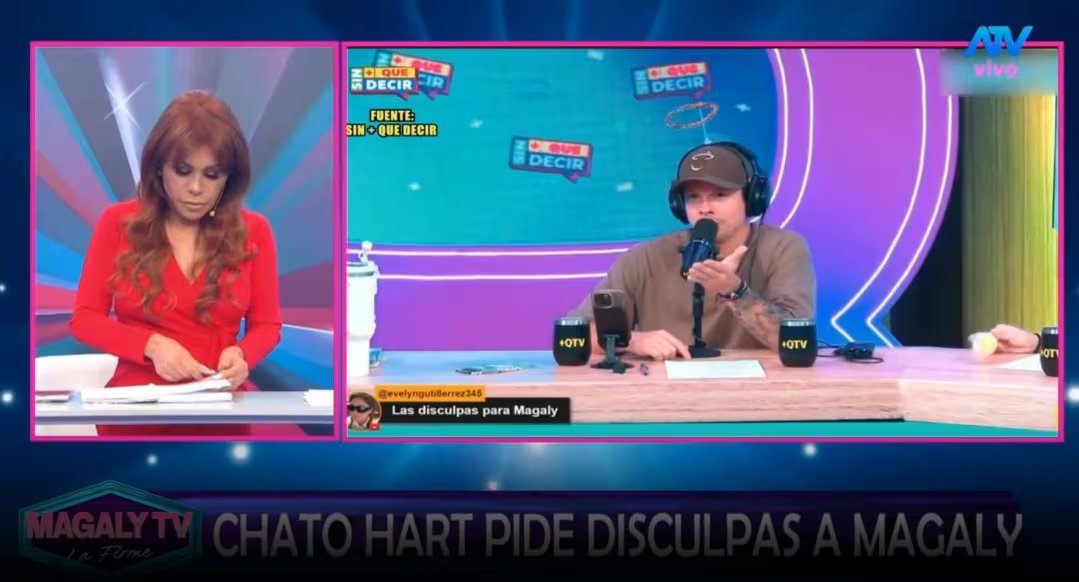 Mario Hart reconoce que confundió a Magaly Medina con la polémica por su matrimonio con Korina Rivadeneira. Captura: Magaly TV La Firme.