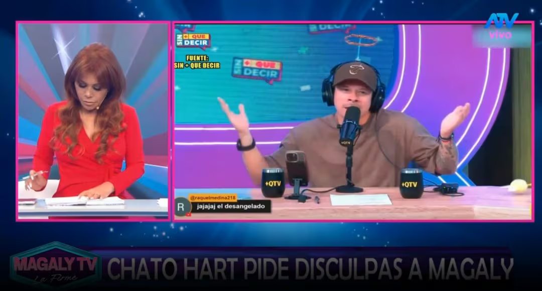 Mario Hart reconoce que confundió a Magaly Medina con la polémica por su matrimonio con Korina Rivadeneira. Captura: Magaly TV La Firme.