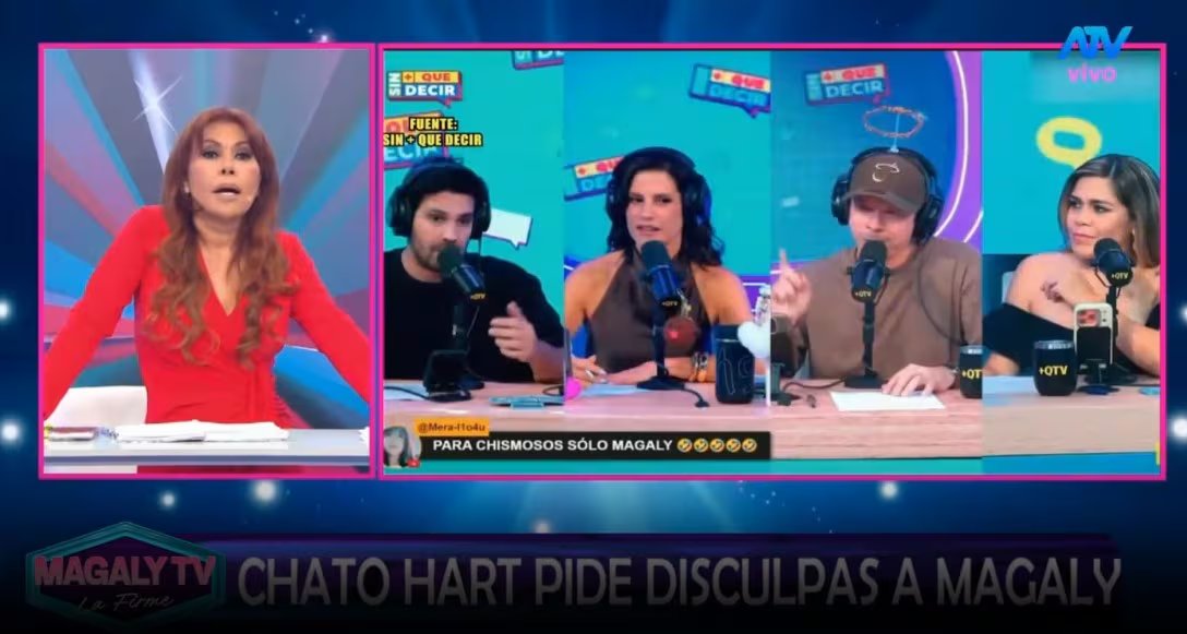 Mario Hart reconoce que confundió a Magaly Medina con la polémica por su matrimonio con Korina Rivadeneira. Captura: Magaly TV La Firme.