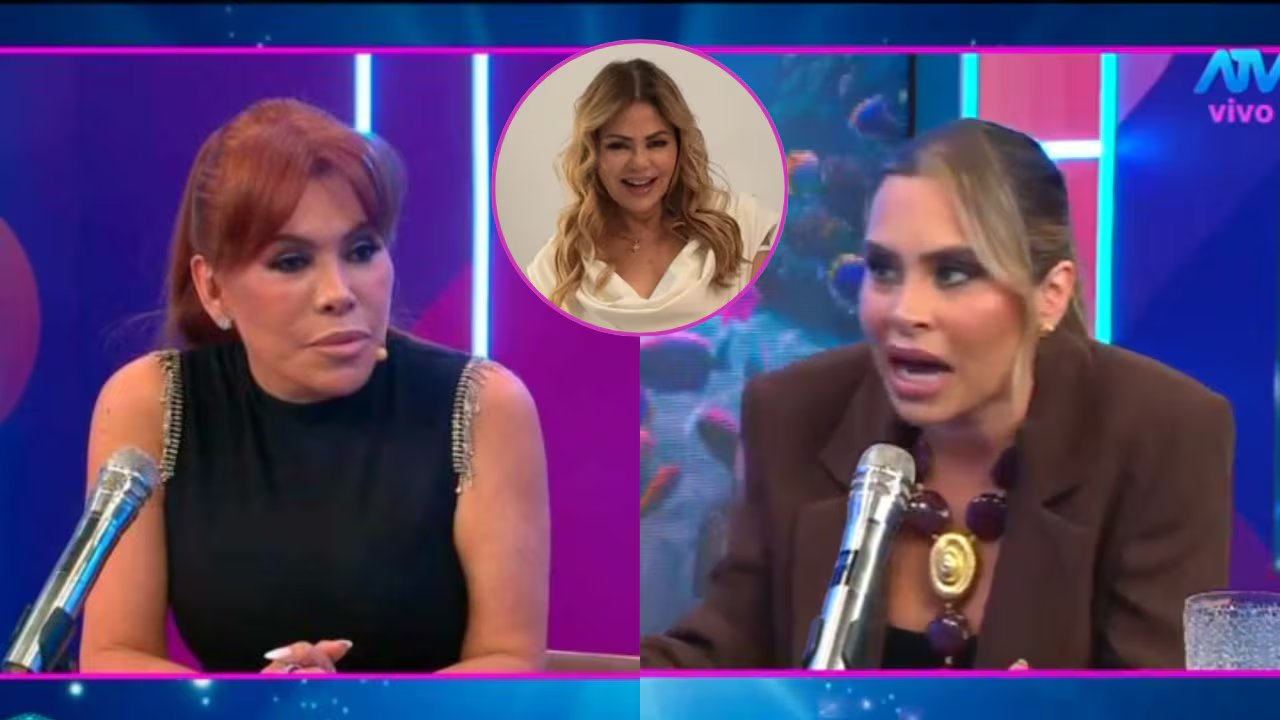 Ethel Pozo respondió a Magaly Medina que lleva nueve años como conductora y rechazó que su carrera se explique solo por ser hija de Gisela Valcárcel.
