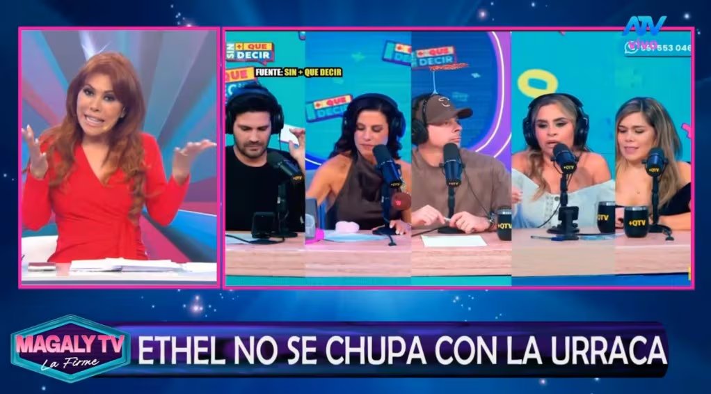 Magaly Medina sobre Ethel Pozo: “Ahora está libre, ya no hay pretextos para que no venga”. Captuyra: Magaly TV La Firme.