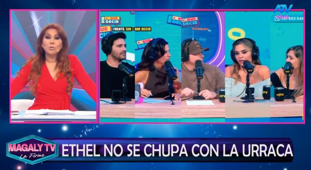 Magaly Medina sobre Ethel Pozo: “Ahora está libre, ya no hay pretextos para que no venga”. Captuyra: Magaly TV La Firme.