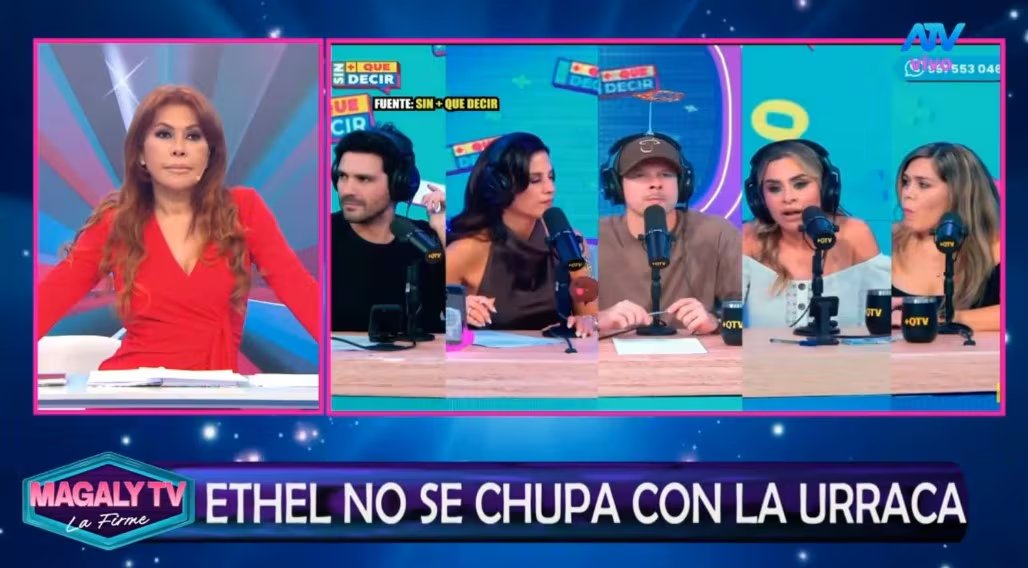 Magaly Medina sobre Ethel Pozo: “Ahora está libre, ya no hay pretextos para que no venga”. Captuyra: Magaly TV La Firme.