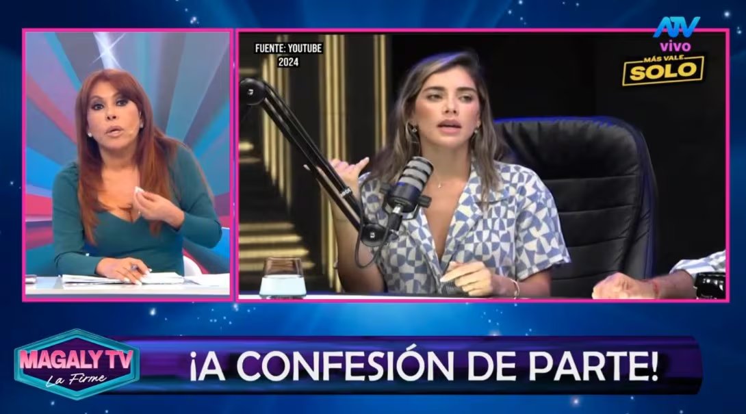 Magaly Medina arremete contra Mario Hart por culparla de la polémica con Korina Rivadeneira. Captura: Magaly TV La Firme.