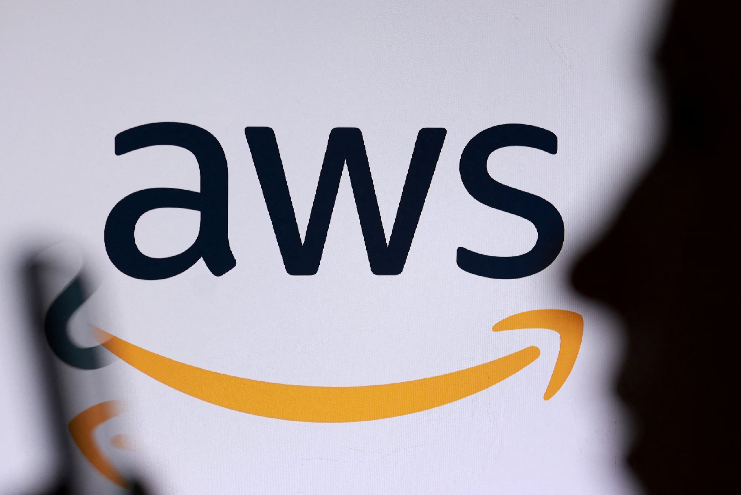 FILE PHOTO: AWS logo is seen in this illustration taken October 20, 2025. REUTERS/Dado Ruvic/Illustration/File Photo