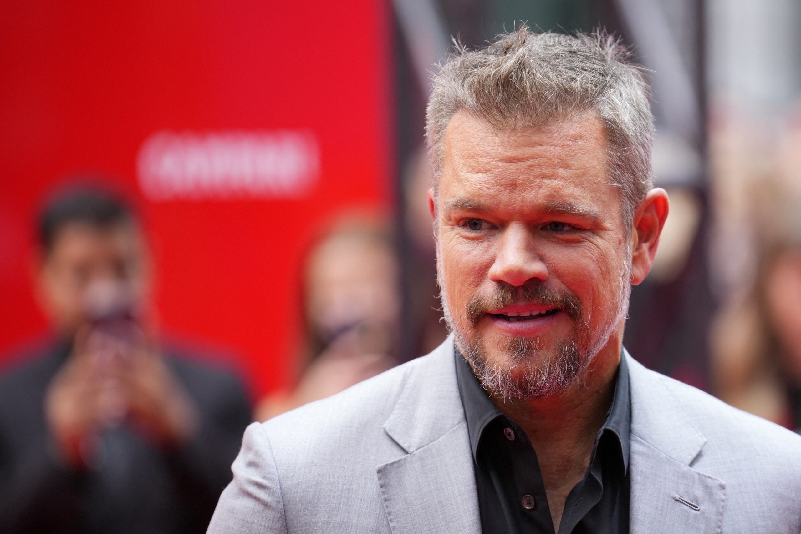 Matt Damon también repasó su vida familiar y su trabajo en water.org, la organización que cofundó para ampliar el acceso a agua potable y saneamiento (REUTERS)