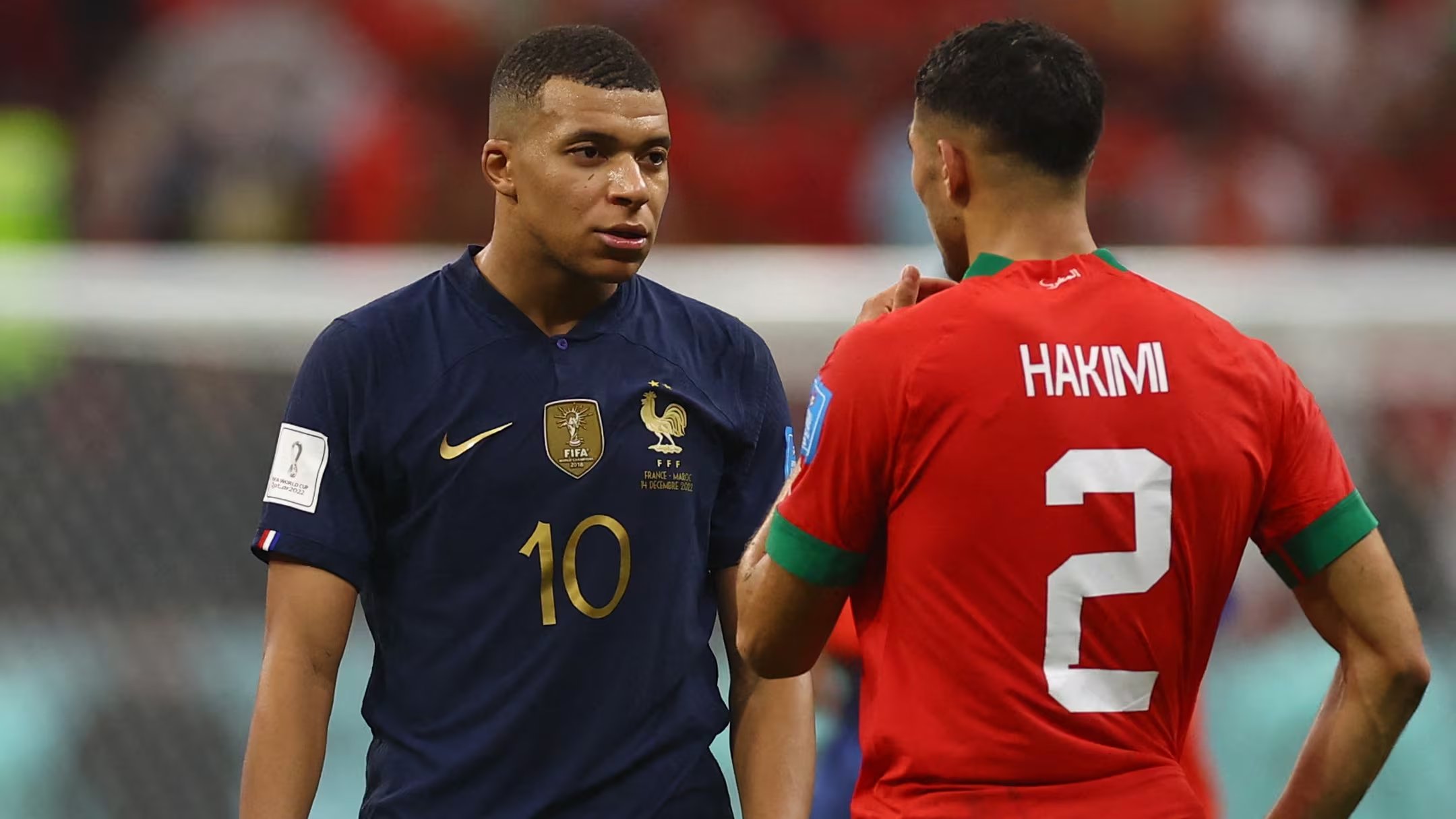 Ambos jugadores ya se habían enfrentado representando a sus selecciones en el Mundial de 2022. (Reuters)