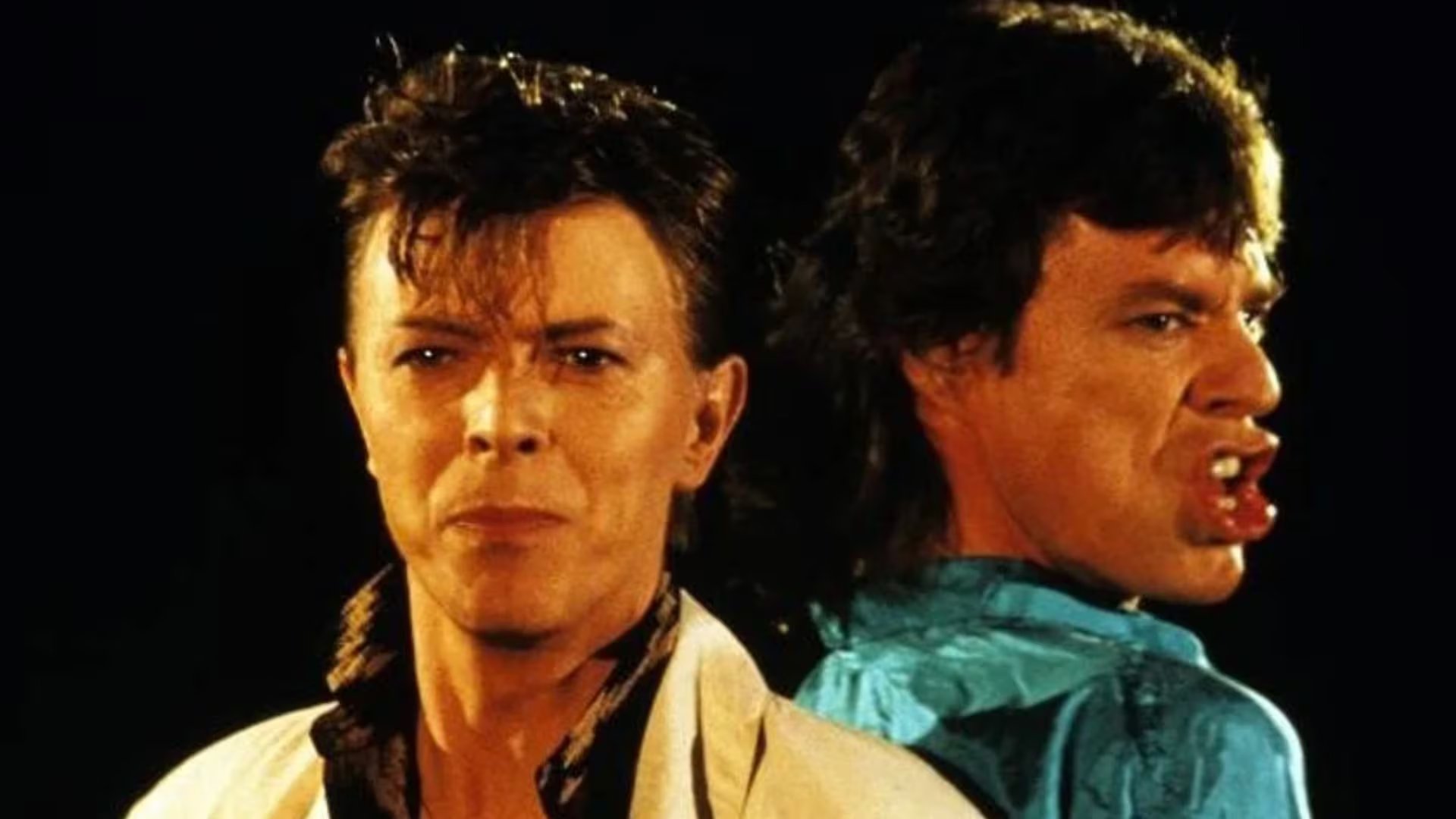 David Bowie y Mick Jagger en el videoclip de 'Dancing in the Street'. (YouTube)