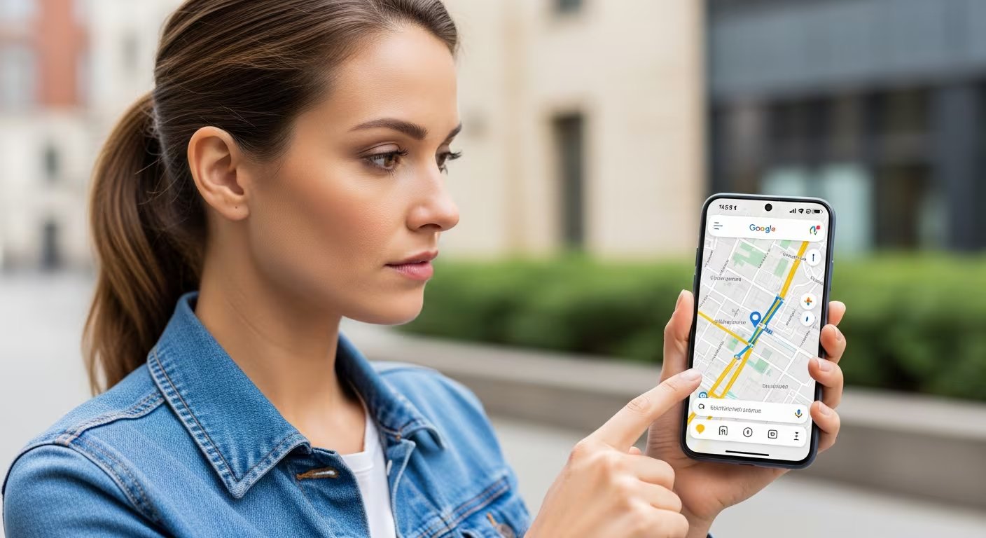 La función de ‘modo seguridad’ de Google Maps permite a cualquier usuario seguir el recorrido de otra persona en tiempo real desde el teléfono móvil. 
(Imagen ilustrativa Infobae)