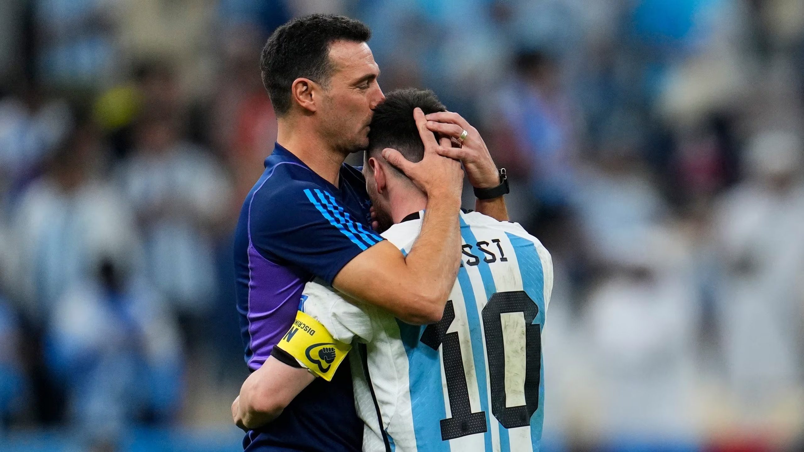 Lionel Messi y Lionel Scaloni estan haciendo historia con la selección Argentina (AP)