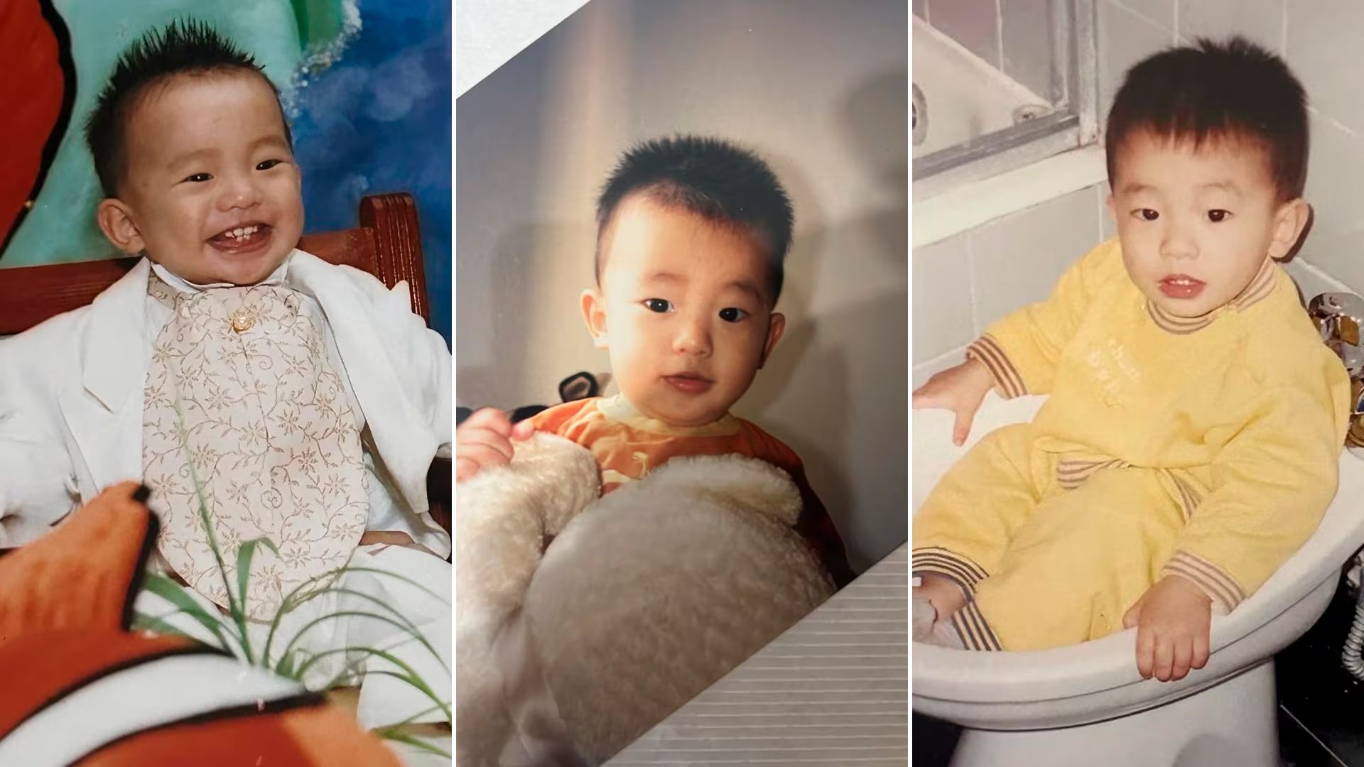 Las postales de su primera infancia (Instagram / @jinminelee)
