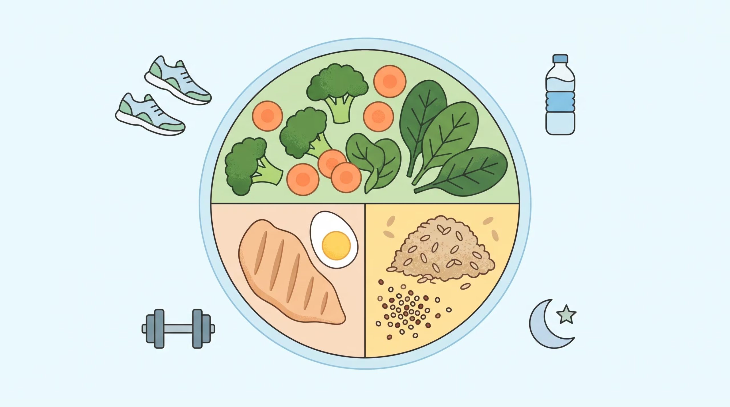 La nutrición deportiva funcional implica analizar el descanso, el estrés, la adaptación al entrenamiento y el entorno familiar del atleta (Imagen Ilustrativa Infobae)