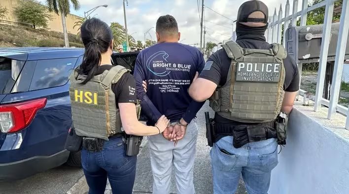 Agentes federales coordinaron intervenciones en distintos puntos del país, logrando la detención de la mayoría de los sospechosos en una sola jornada (HSI_Miami/Archivo)