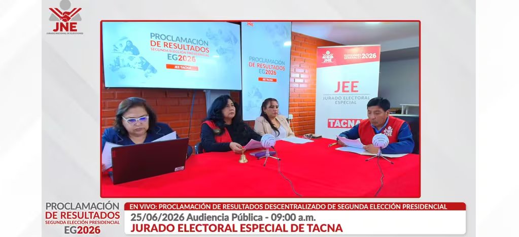 Jurados Electorales Especiales tienen hasta el lunes para proclamar los resultados de la segunda vuelta. (Foto: JNE)