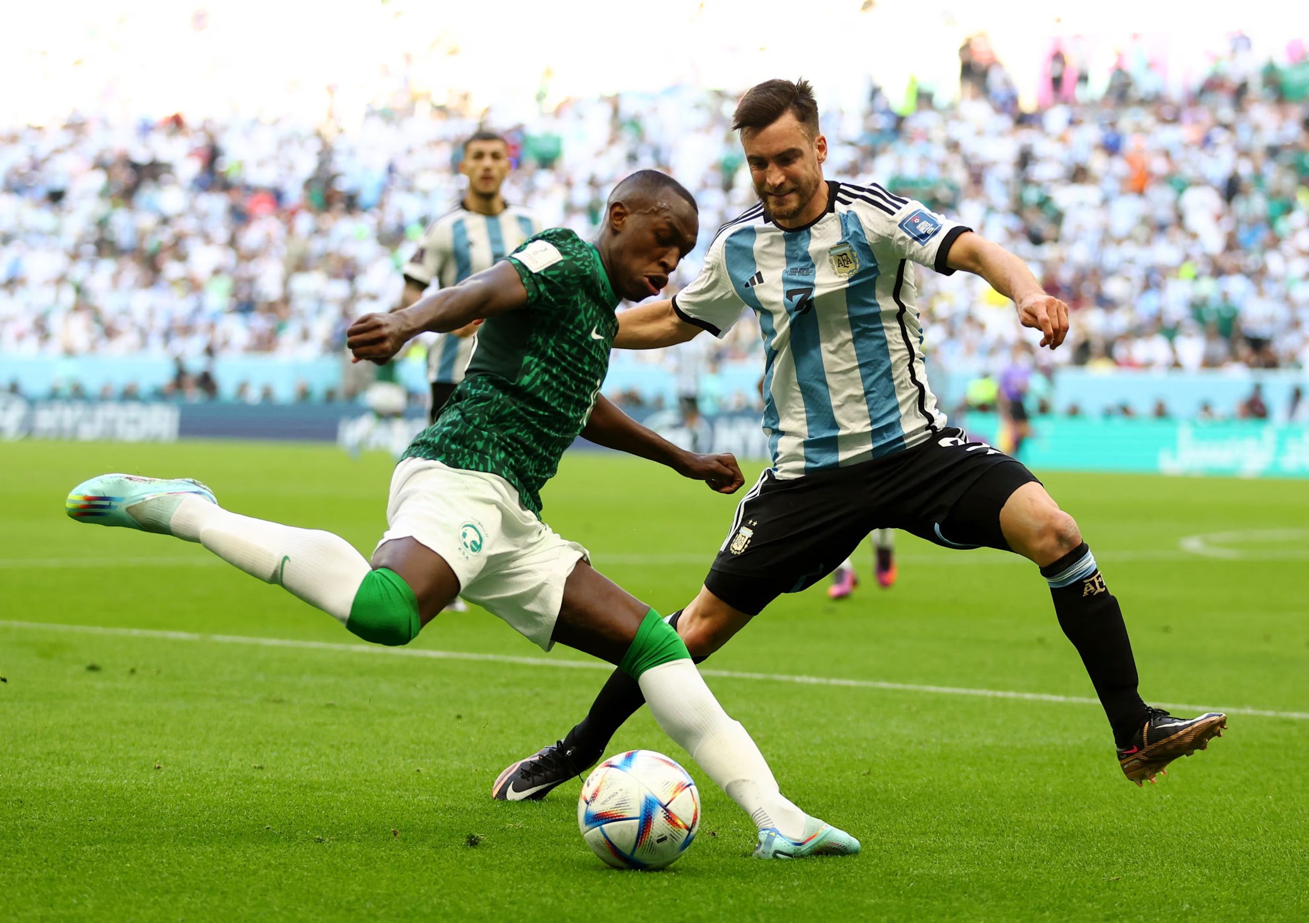 Nicolás Tagliafico en el Mundial de Qatar en 2022 (REUTERS/Hannah Mckay)